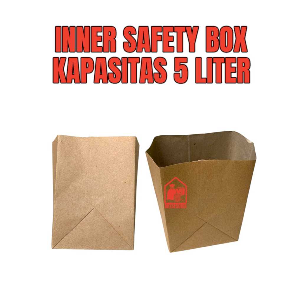 INNER SAFETY BOX 5 LITER TEBAL kardus safety box inner safety box iner safety box dalaman kardus med