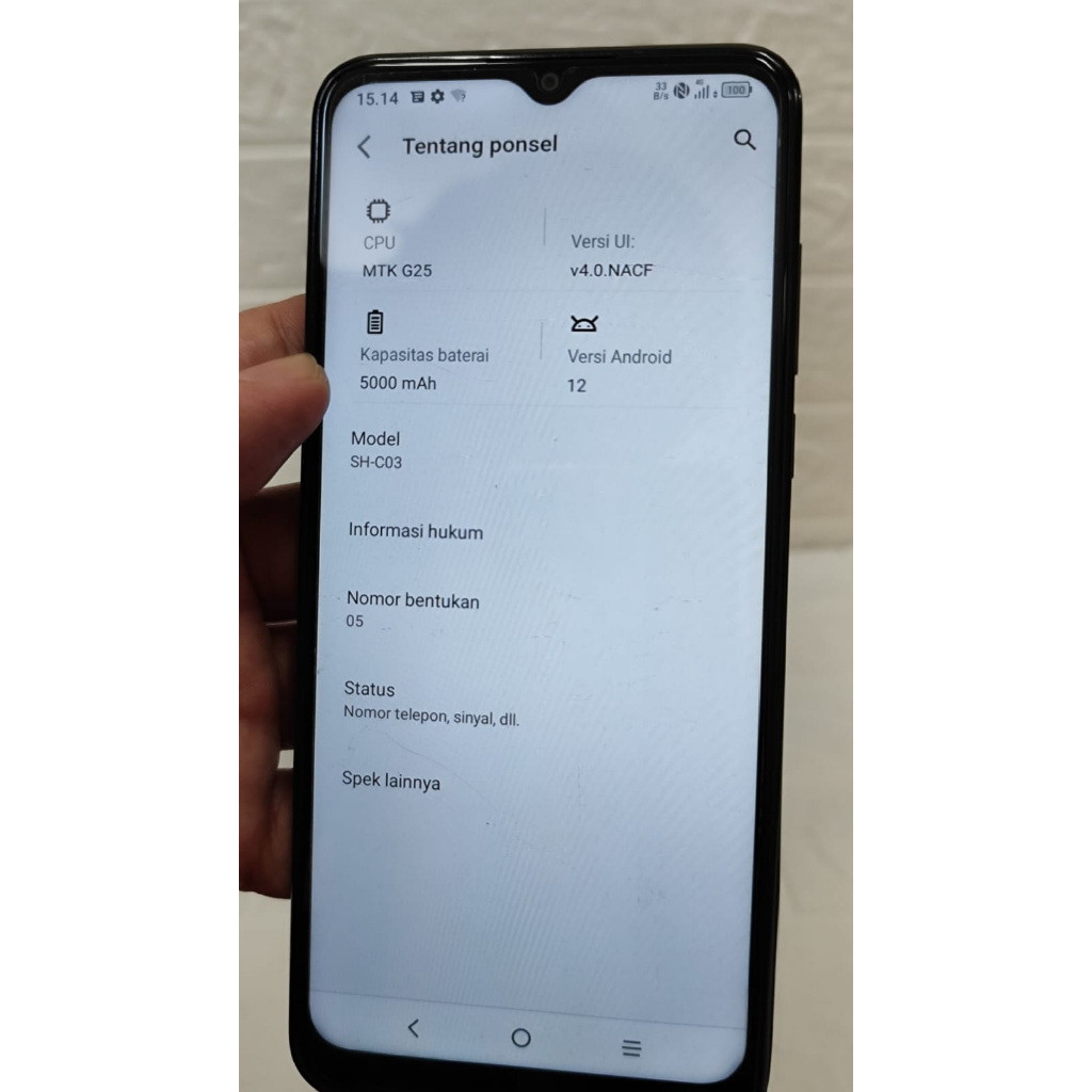 HP SHARP AQUOS V6 (SH-C03) Support NFC 3/32GB SMARTPHONE Second Ex GARANSI RESMI