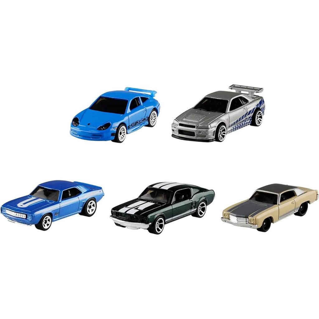 Hot Wheels Fast and Furious 5 Pack Vehicles