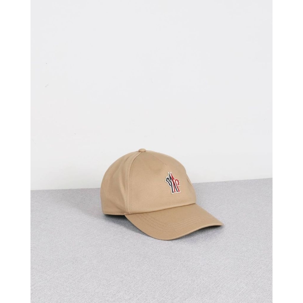 Moncler Baseball Cap Grenoble With Logo Beige
