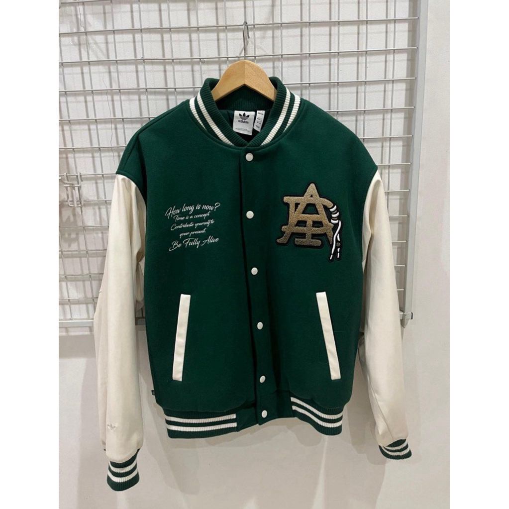Adidas Green Varsity Jacket