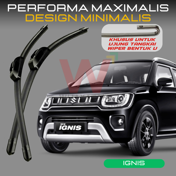 WIPER IGNIS DEPAN WIPER IGNIS 2017 WIPER IGNIS WIPER DEPAN IGNIS 2 PCS DEPAN KANAN KIRI WIPER KACA D