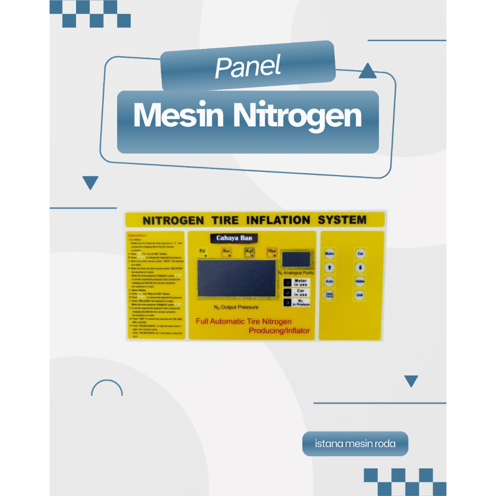 panel mesin nitrogen - sparepart panel nitrogen - striker panel mesin nitrogen flyspeed nitromen