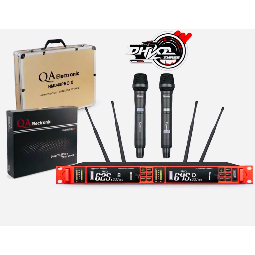 MIC WIRELLES QA ELECTRONIC HMD48PRO X BARU / Mic Wirelles QA Electronic HMD 48 pro x / Mic wirelles 