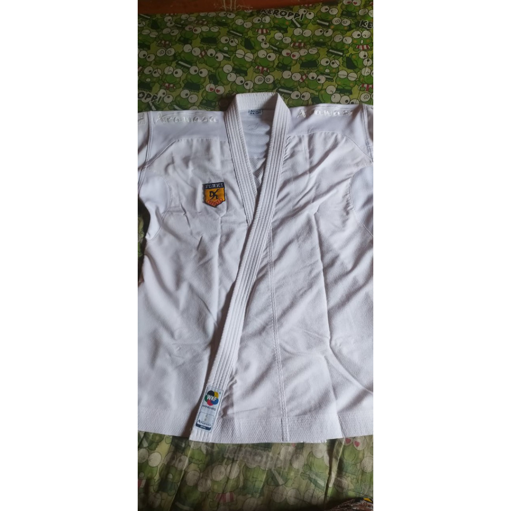 WKF Approved Arawaza Kumite Opal White Series Karate-Gi