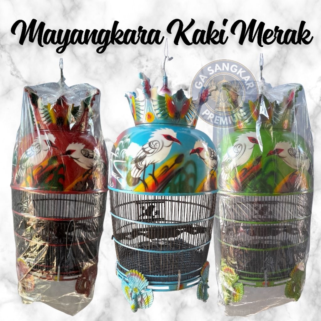 [RANDOM] SANGKAR PERKUTUT MAYANGKARA KAKI MERAK TEBOK LEPAS PASANG BAHAN FIBER BONUS 2 CEPUK