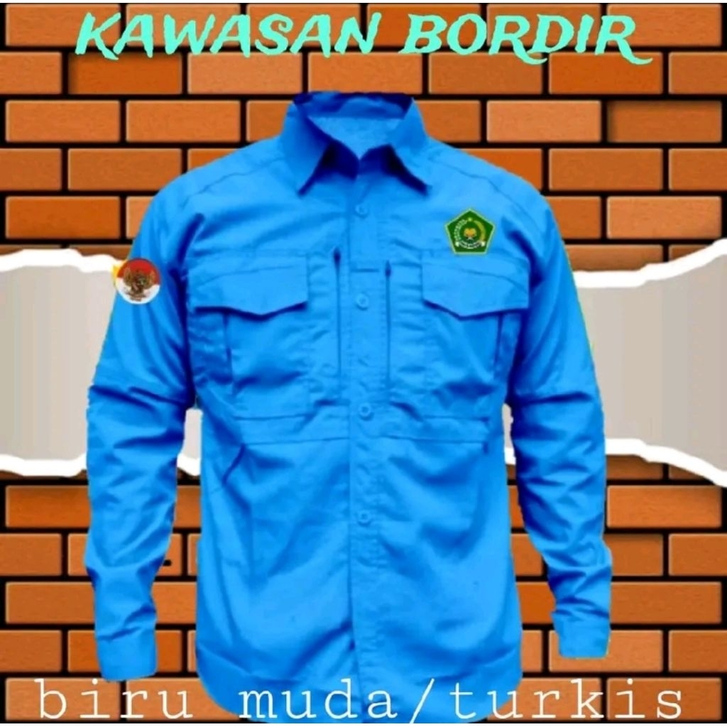 Ready stok premium kemenag kemeja tactical kemenag seragam kemenag baju kemenag seragam tactical kem