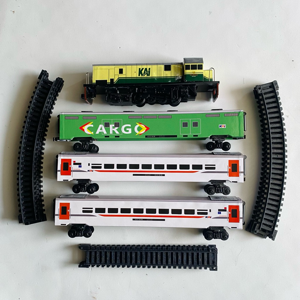 Kereta Api Indonesia CC201 Miniatur VINTAGE  Koleksi KAI Asli | Mainan Kereta Lokomotif Klasik Reali
