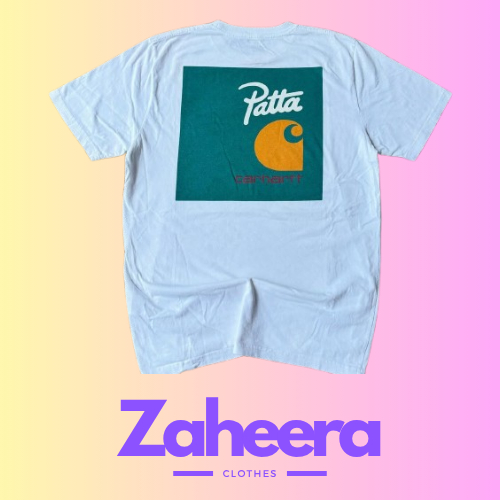 KAOS T-SHIRT - CARHARTT X PATTA (WHITE / BLACK)