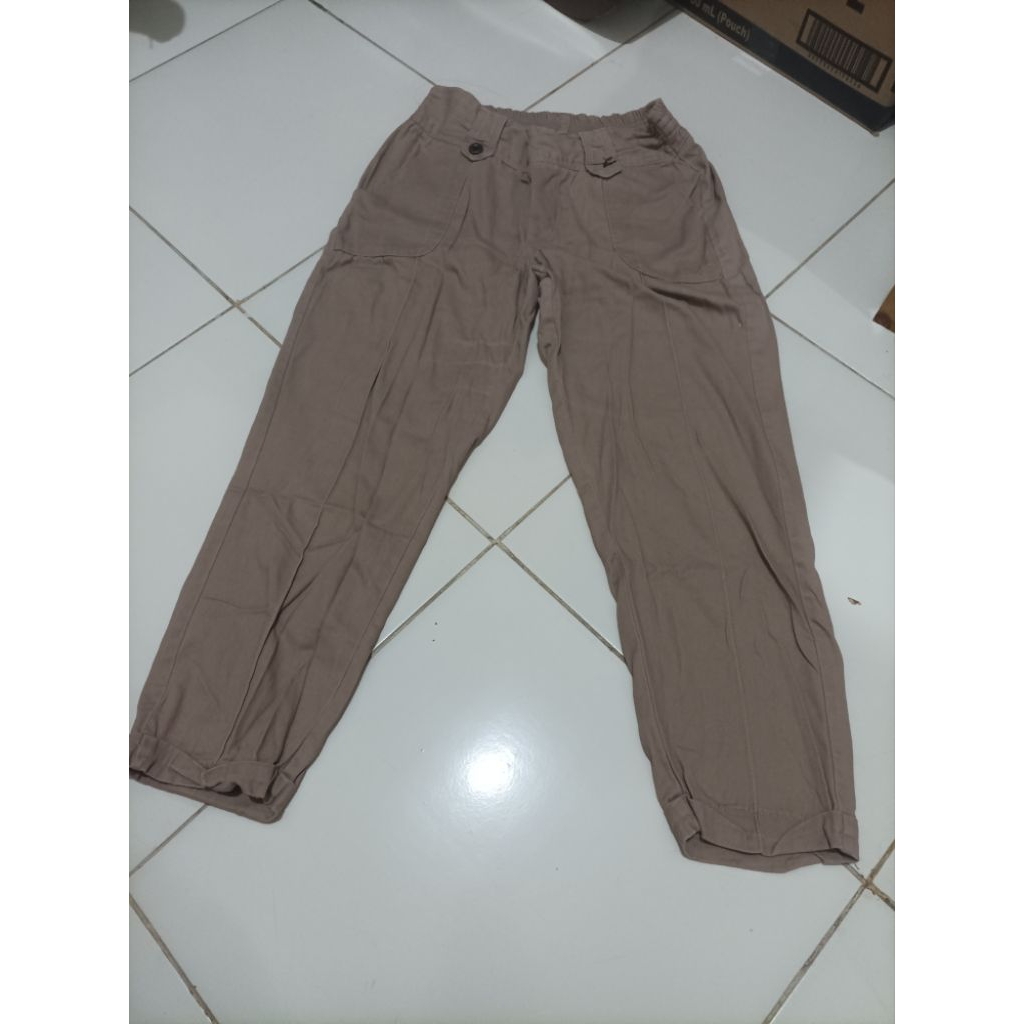 Celana jumbo bahan preloved