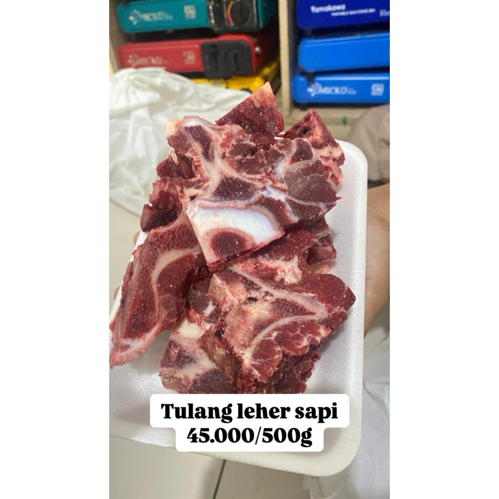 tulang leher sapi / iga sapi