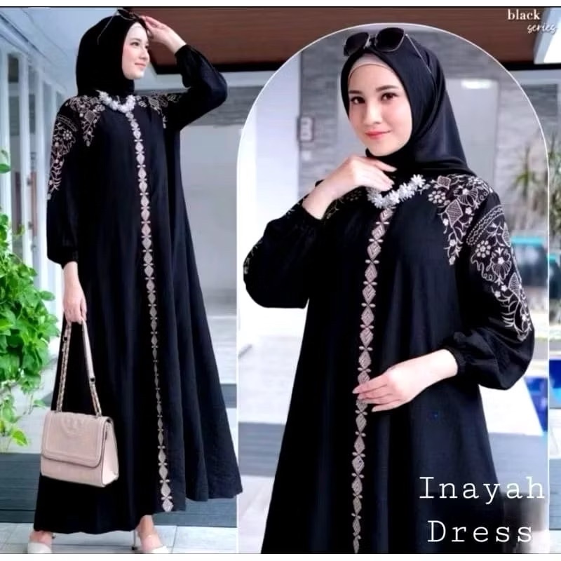 gamis inayah terbaru 2025 gamis pesta