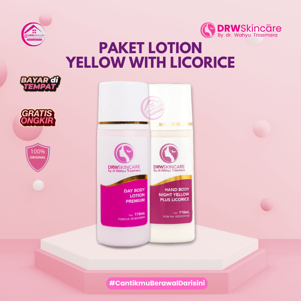 DRW Skincare Paket Lotion Yellow Licorice
