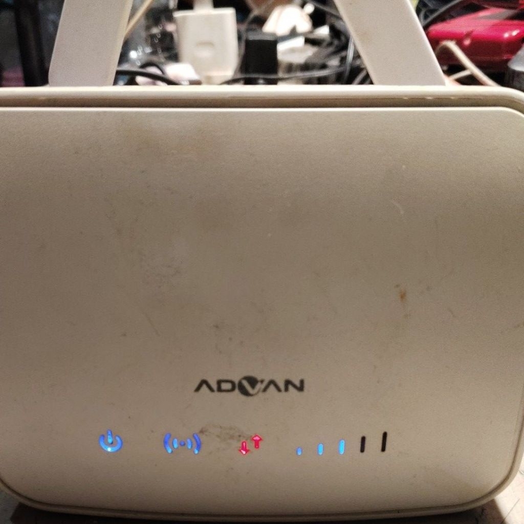 modem wifi router Advan minus setiker
