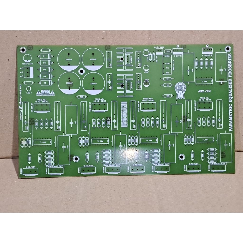 PCB Stereo Parametric Equalizer Proseries For Low Sub * Promo *