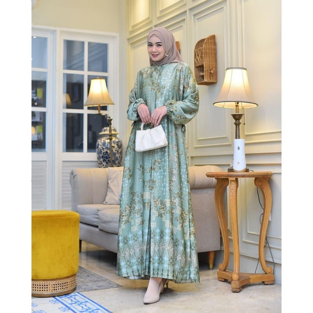 Gamis seragaman pengajian/Gamis seragaman pesta/Gamis kekinian