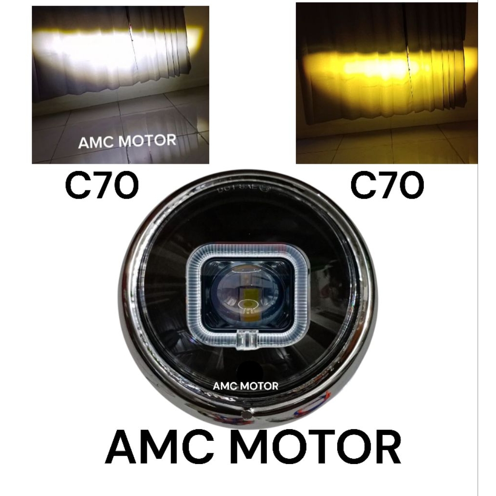 lampu BILED C70 reflektor C70 biled kotak