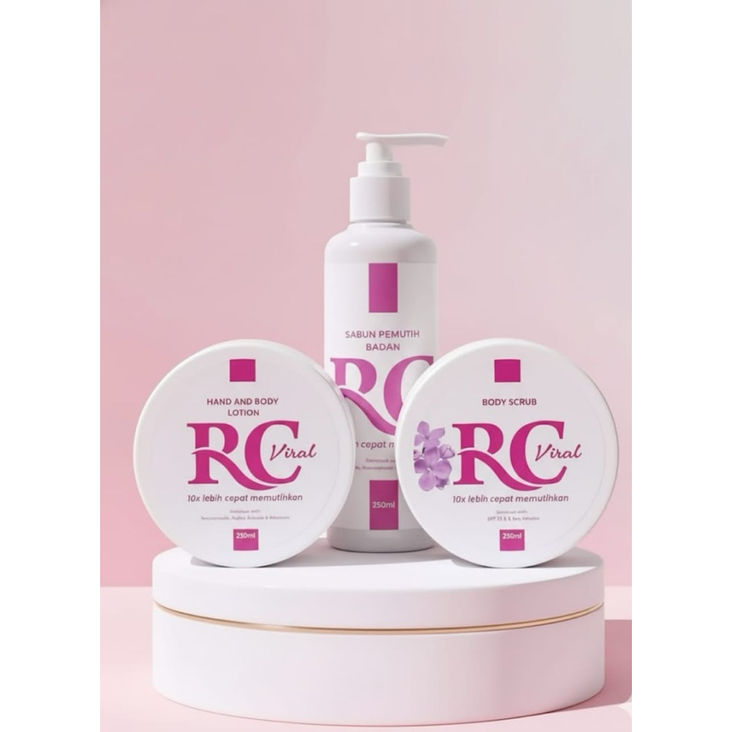 Paket Hemat RC 3 item(HBRC,SCRUBRC,SABUNRC)