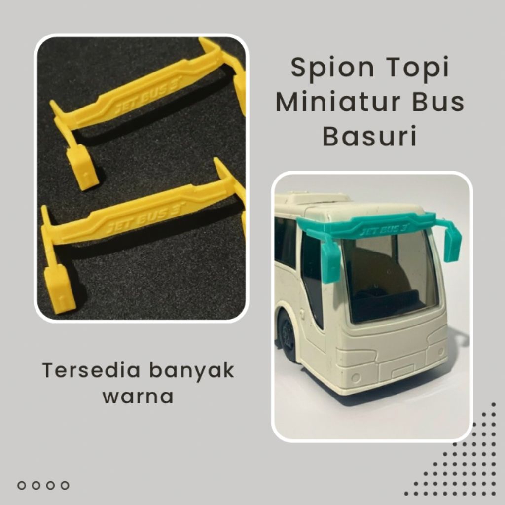 Spion Topi Miniatur Bus Basuri JB3 Costume Miniatur Bus Basuri