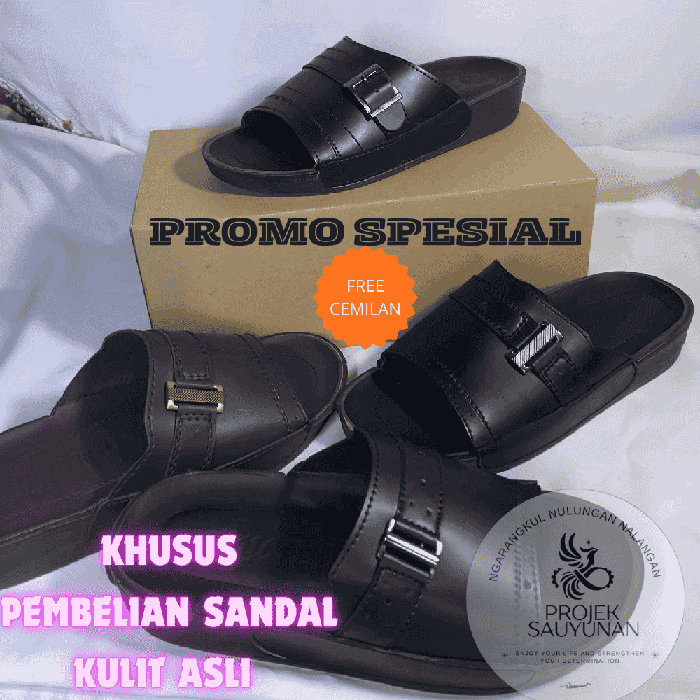 SANDAL KULIT INDIAN CASUAL ORIGINAL MURAH Pria/sandal kulit indian pria/sandal kulit asli