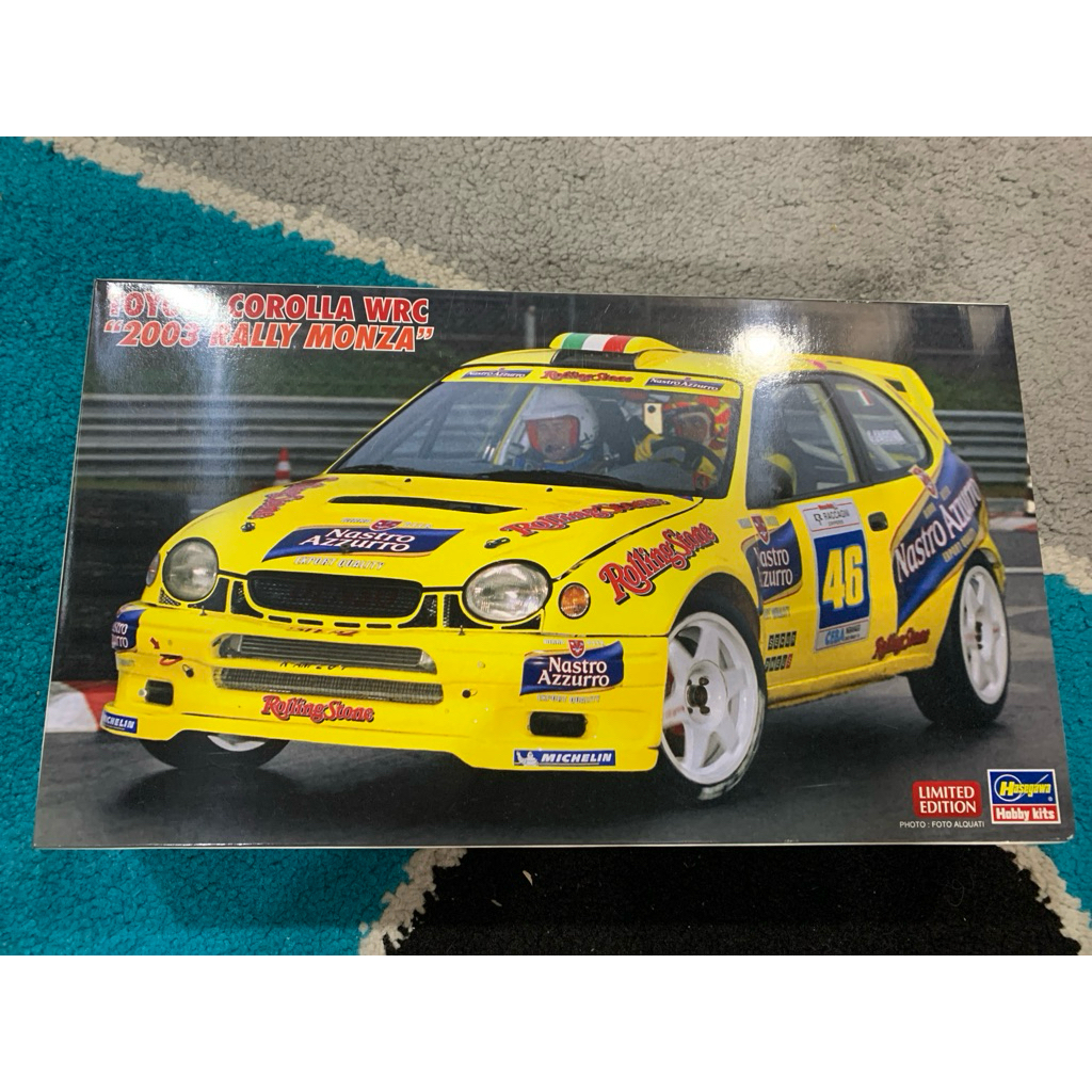 Hasegawa 1/24 Toyota Corolla WRC 2003 Rally Monza Valentino Rossi