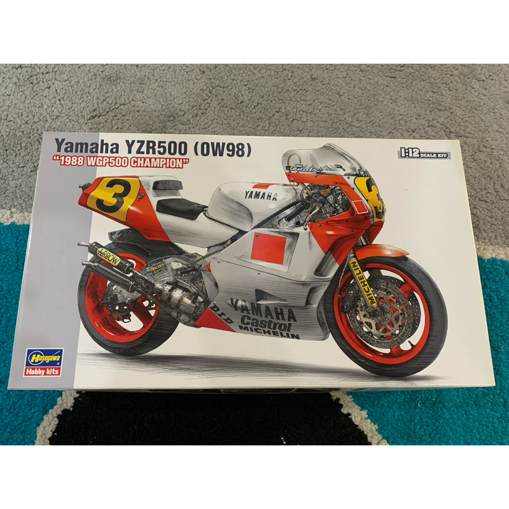 Hasegawa 1/12 Yamaha YZR500 OW98 1988 WGP500 Champion