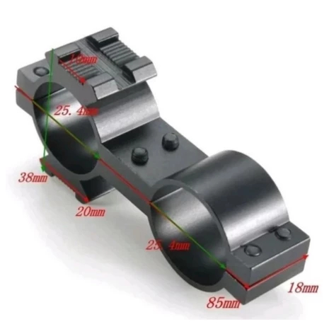 Mounting Laser Senter dan Teleskop OD25 - 25 dan od 25 -od 30