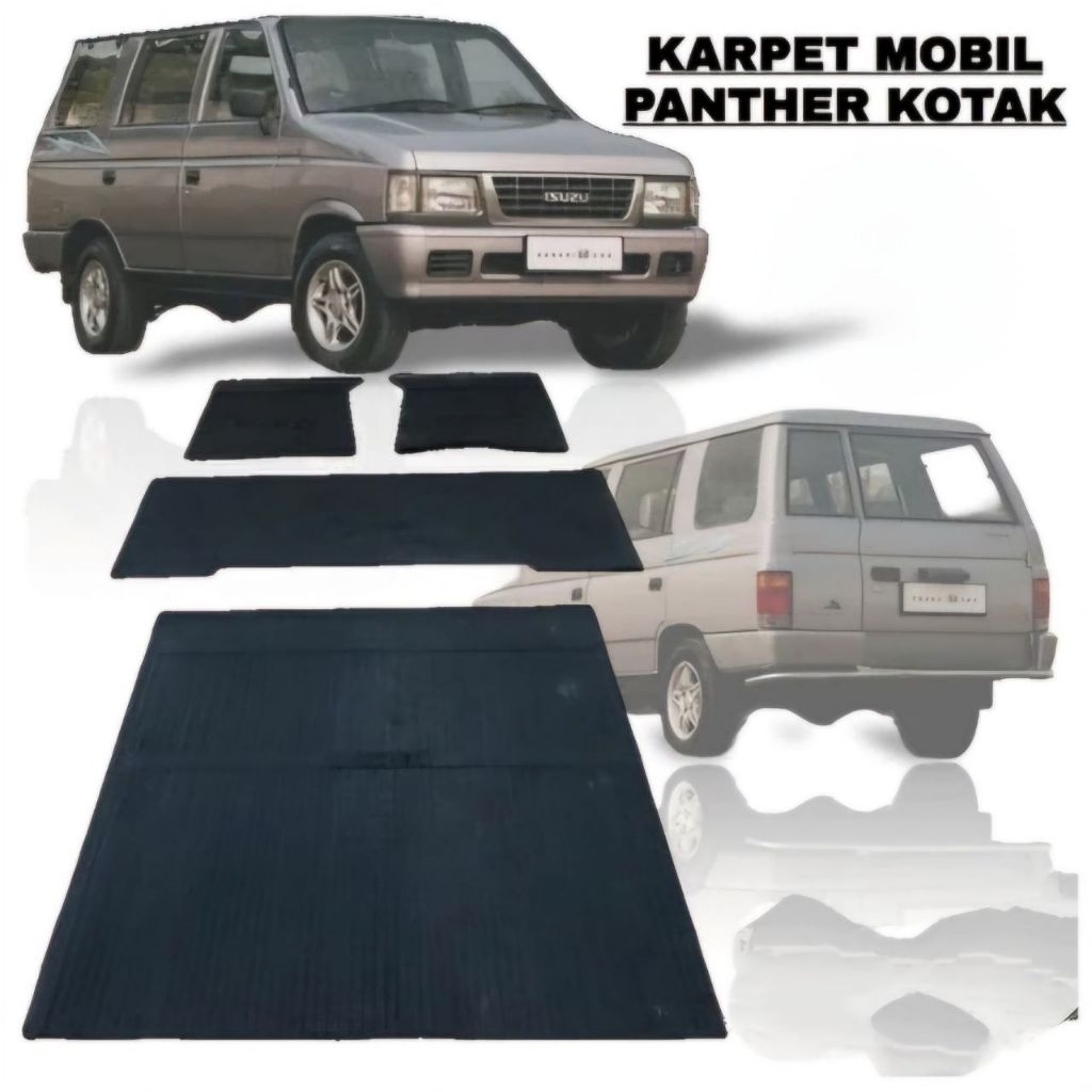 Karpet Matras Mobil Panther Kotak / Karpet Lantai Mobil Panther Kotak full set