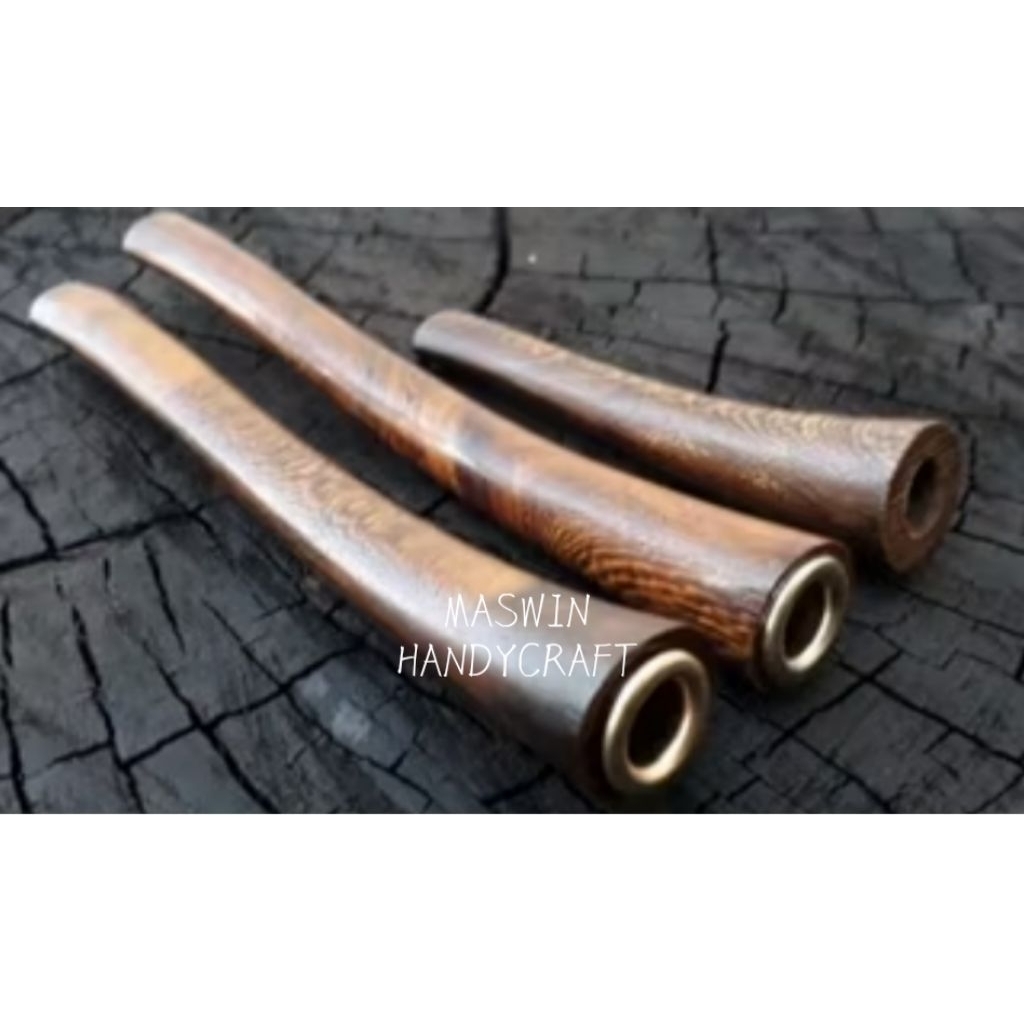 PIPA ROKOK ONCE KAYU JOHAR ASLI MODEL LURUS MURAH MERIAH | FILTER PREMIUM