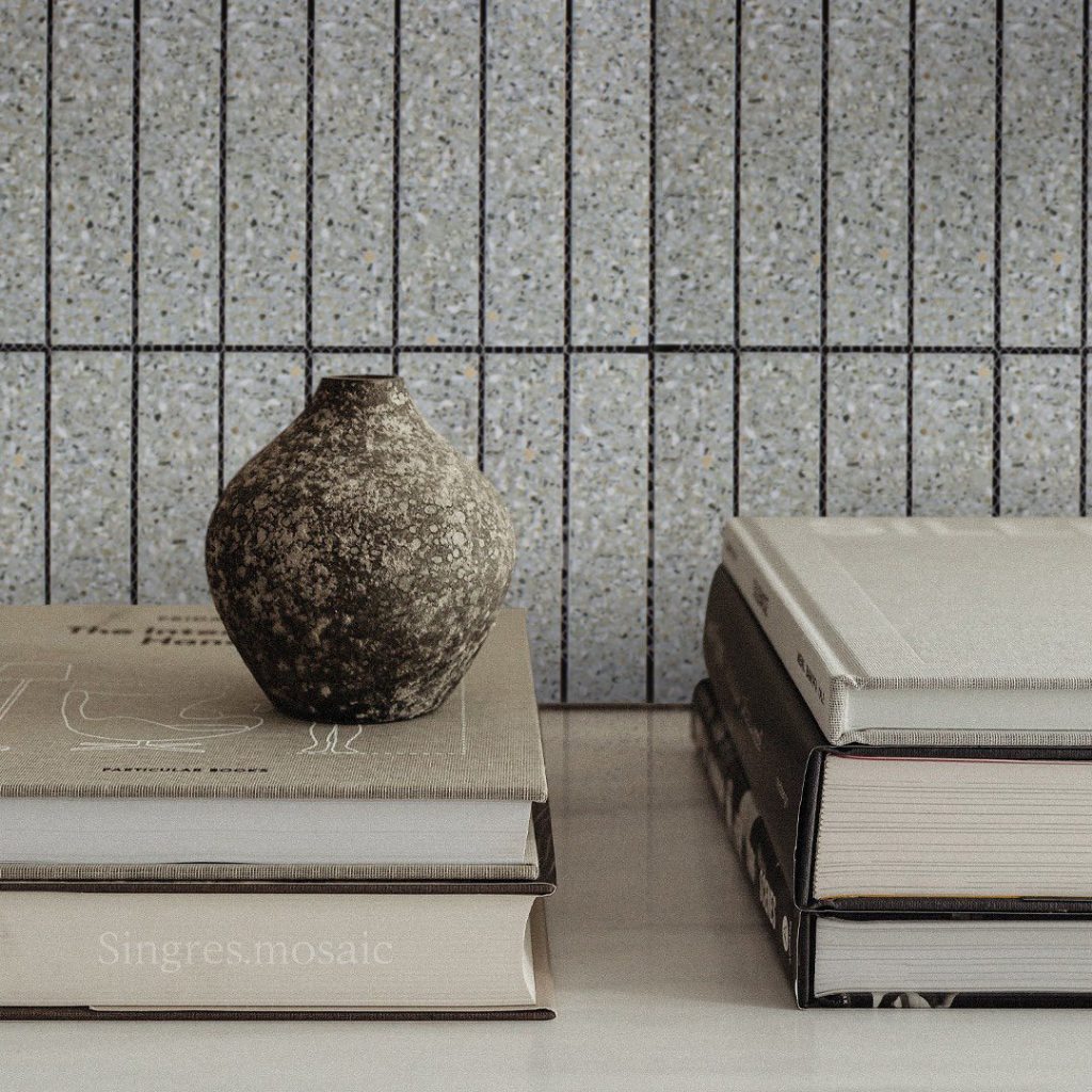 STRIPE SERIES - Mosaic Singres Backsplash Dinding Dapur/Mosaic Dinding Dekorasi