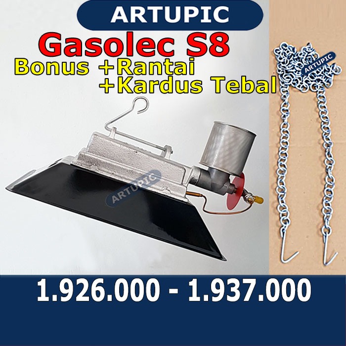 Gasolec S8 ASLI Pemanas Kandang Ayam Infrared Heater Gasolec Asli bukan rikte igm medion