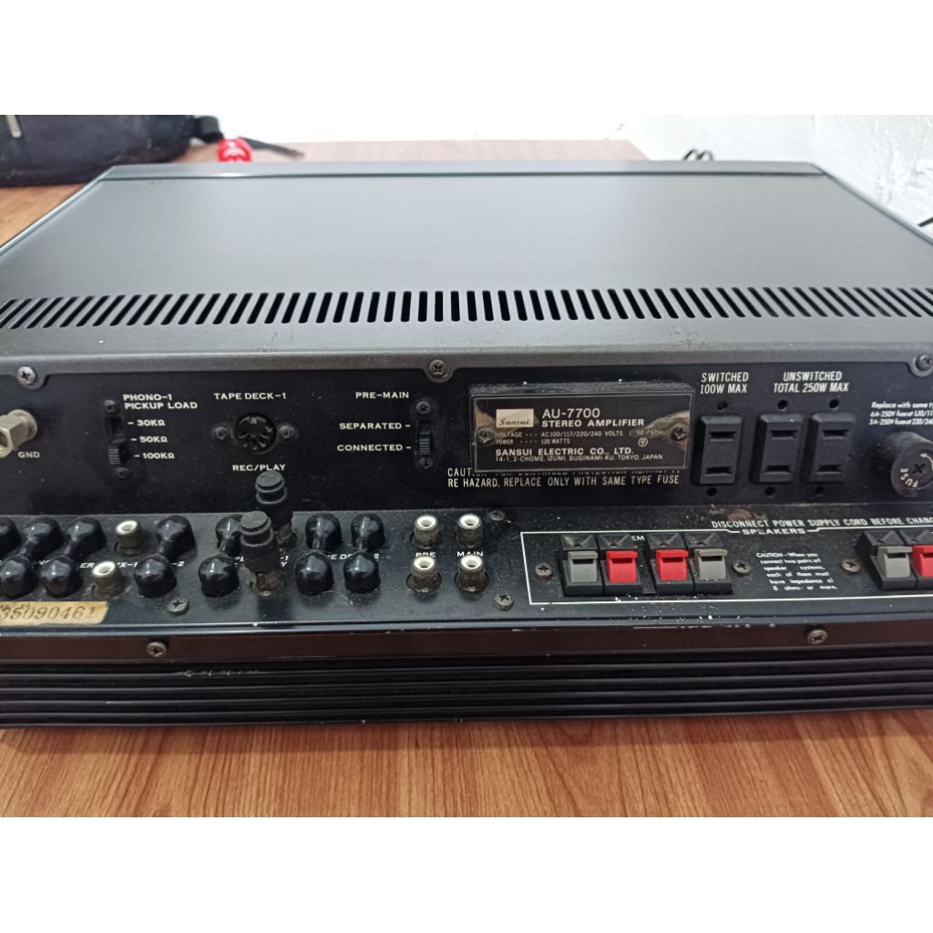 Amplifier Sansui Au 7700