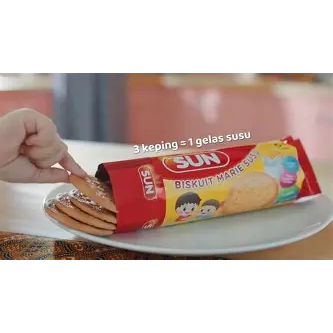 Sun Marie Biskuit Bayi (Snack)/ biskuit bayi rasa susu dan keju