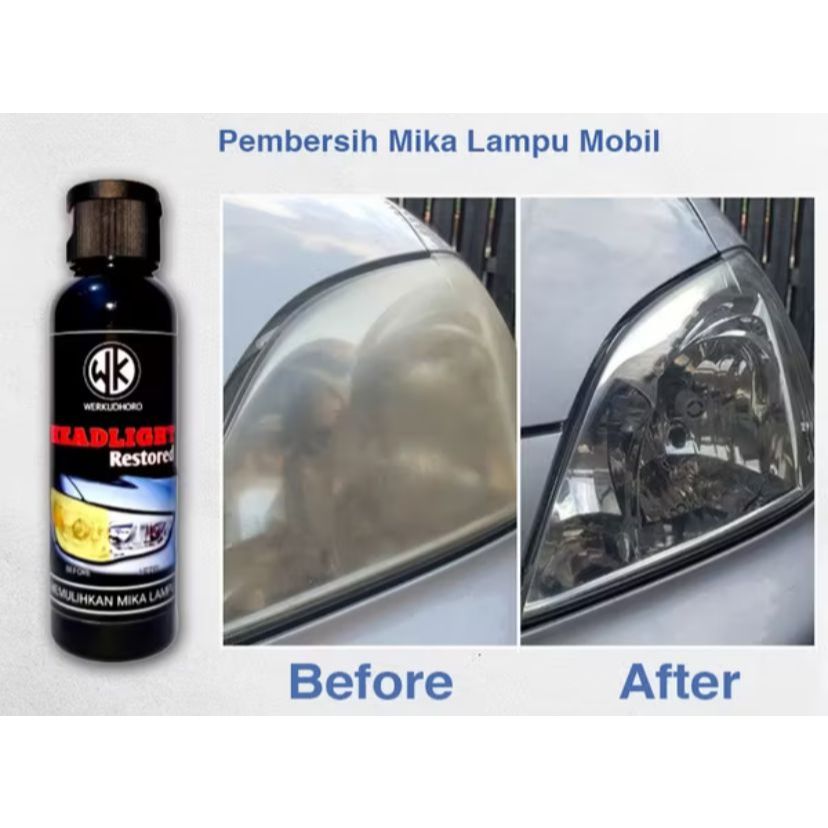 Pengkilap Lampu Mobil / Pembersih Headlight / Mika Lampu / Headlight Restore / Headlamp polish