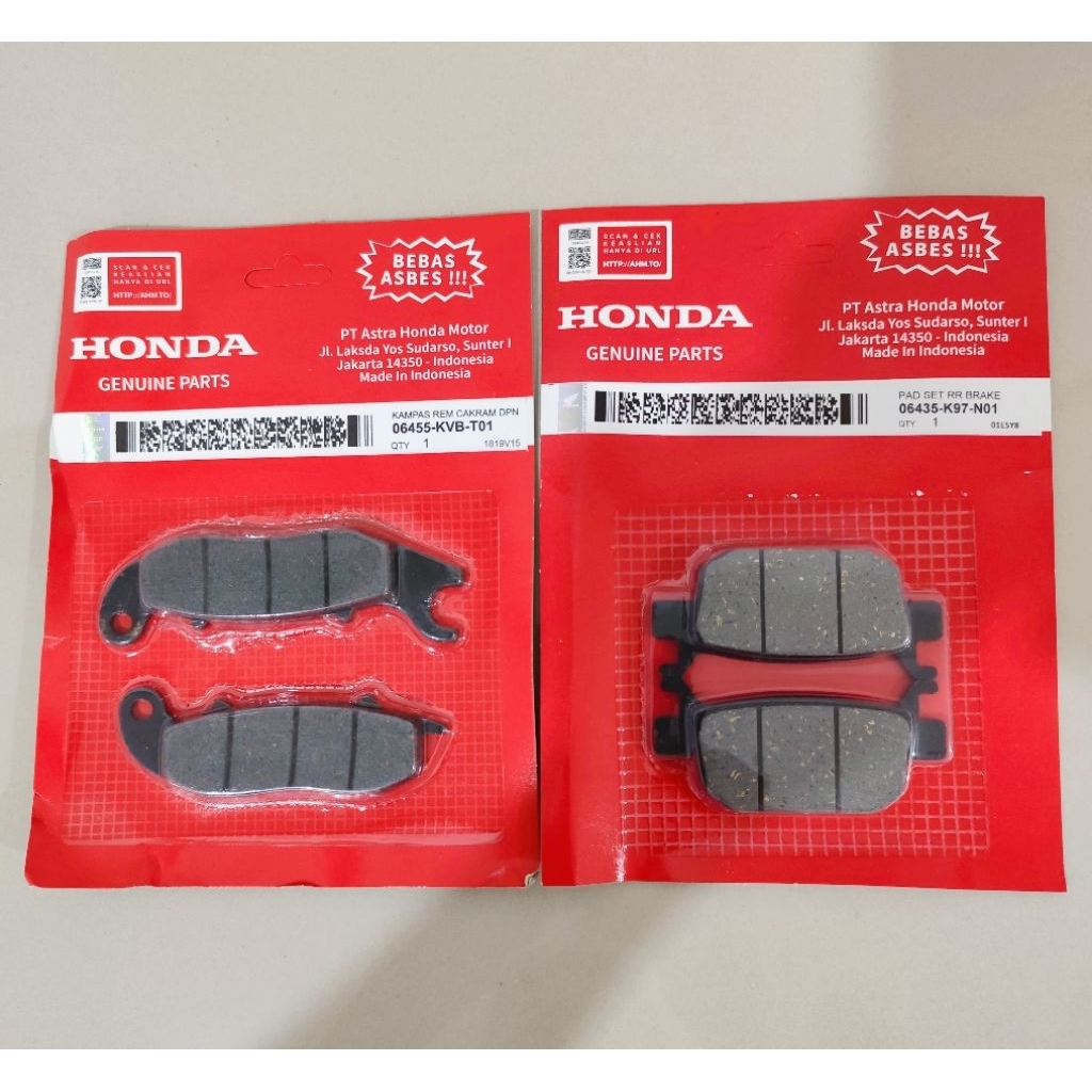 DISPAD BRAKEPAD HONDA PCX 150 -160  / ADV 150-160 ABS