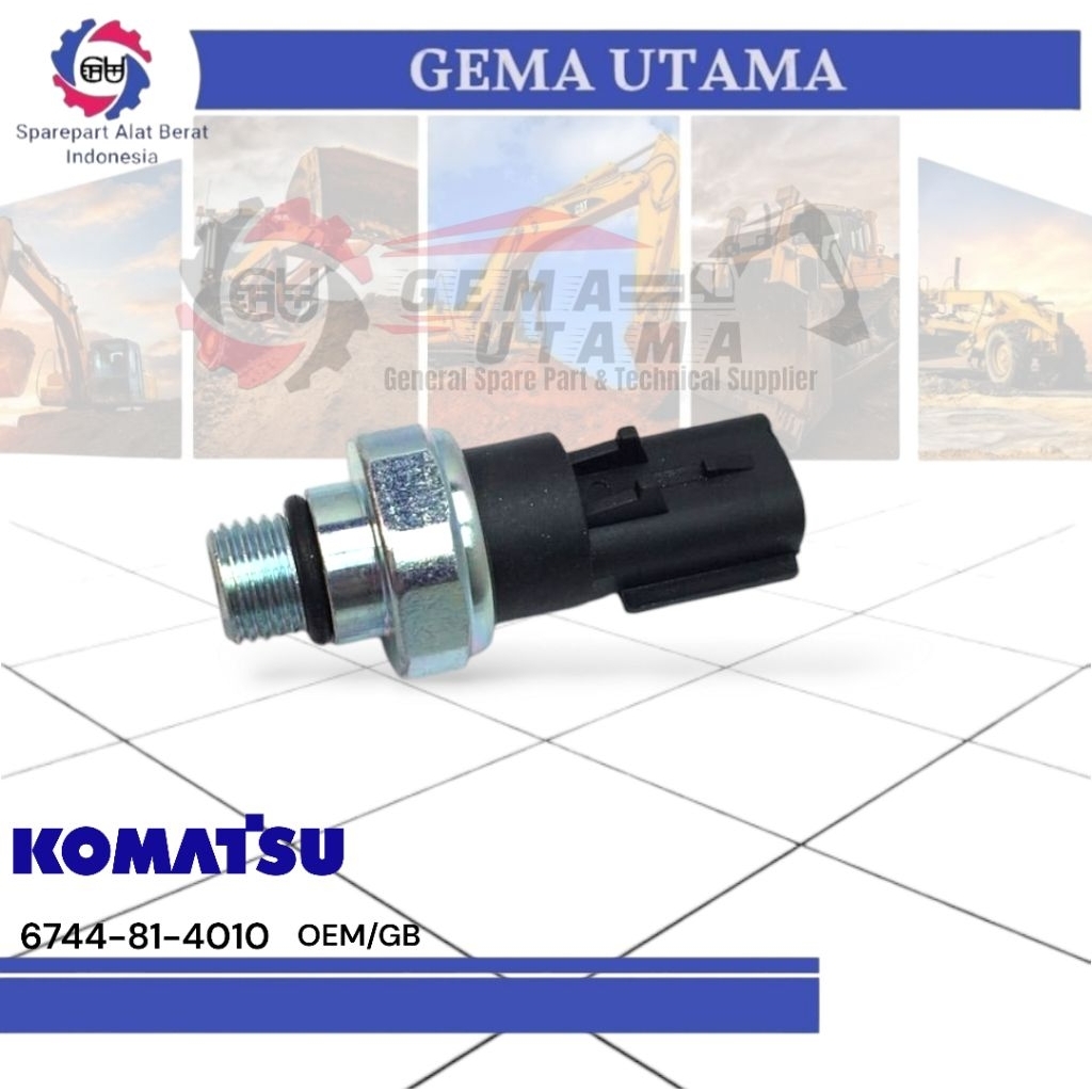 6744-81-4010 Oli Pressure Sensor PC200-8/ Oil Pressure Sensor Excavator Komatsu PC200-8 ( OEM )