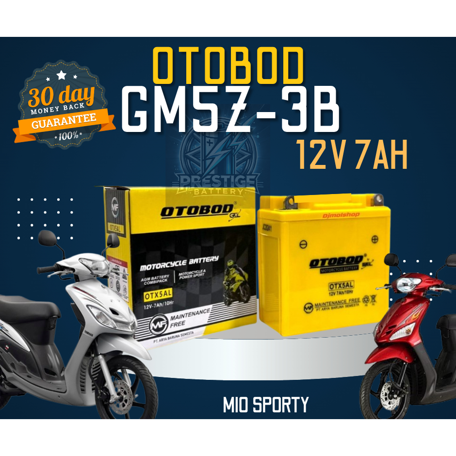 Aki Motor Smash, Shogun 110, Bravo, Aki Kering GM5Z-3B MF
