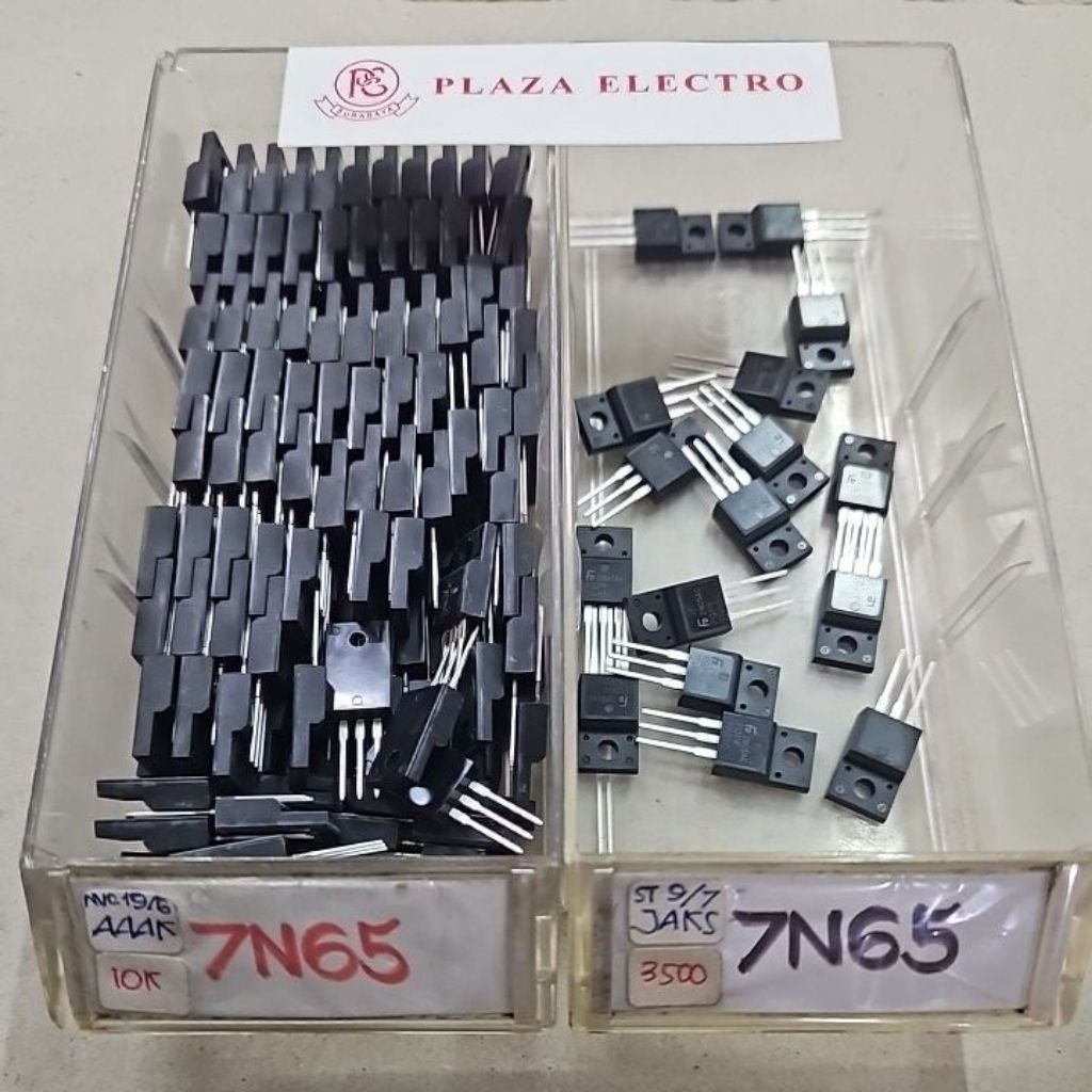 MOSFET FQPF 7N65 C ASLI ORIGINAL IC TRANSISTOR FQPF7N65C 7N 65 KUALITAS BAIK