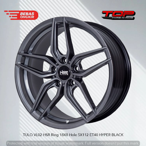 velg palang ring 18 mobil mercedes benz mercy lebar 8 inch | pelek hsr tulo original r18