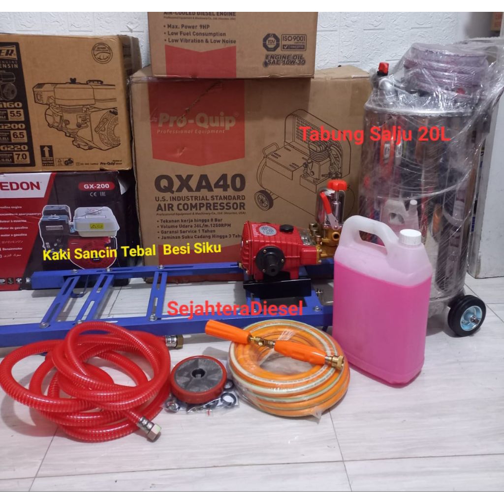 Paket power Sprayer Cuci Motor Mobil &Tabung Salju