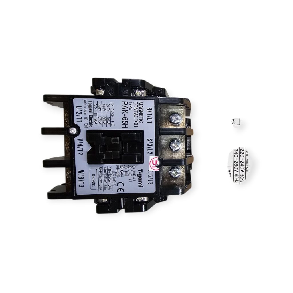 togami eletrik kontaktor togami pak 65H 90A togami electrik Made in japan