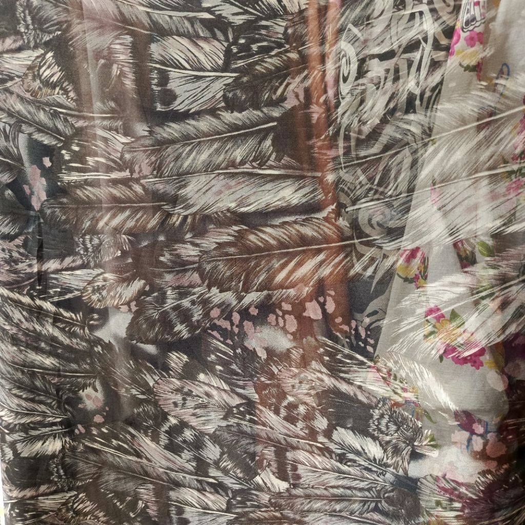 Kain sifon silky - kain sifon polos - kain sifon yoryu - kain sifon crinkle - kain sifon motif - kai