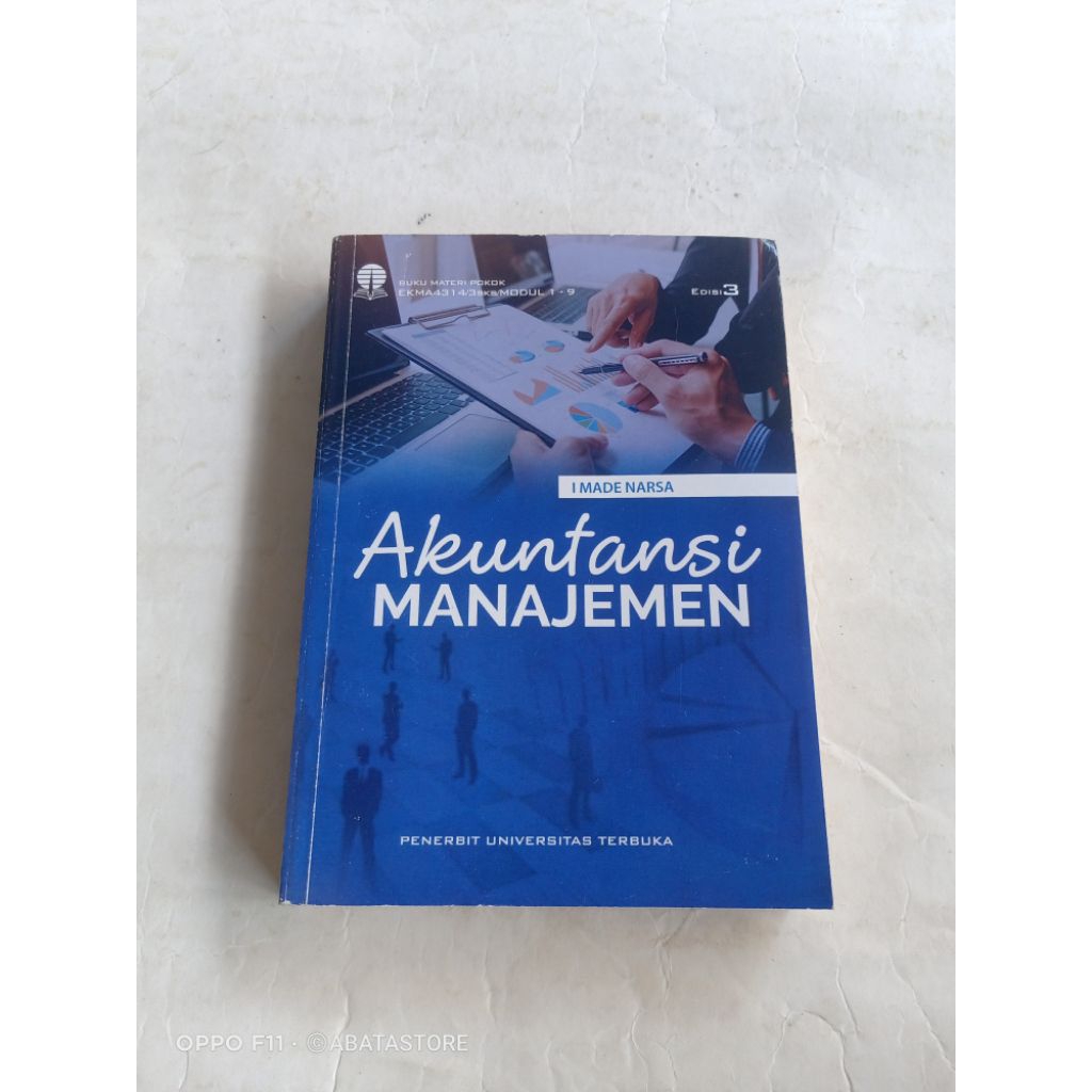 BUKU AKUNTANSI MANAJEMEN EDISI 3 EKMA4314/3SKS MODUL 1-9 I MADE NARSA