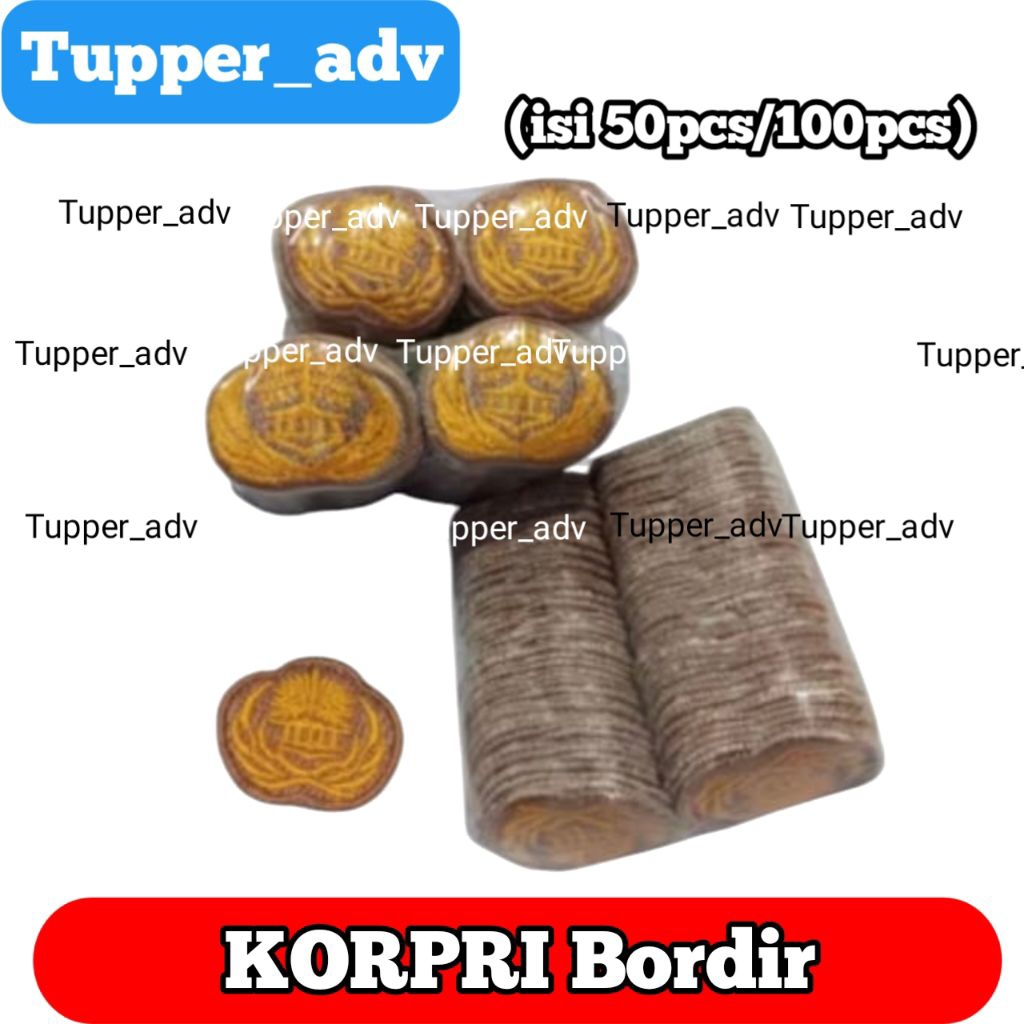 1Pack Logo KORPRI Bordir / Bed Korpri Bordir / Logo KORPRI / Korpri Bordir