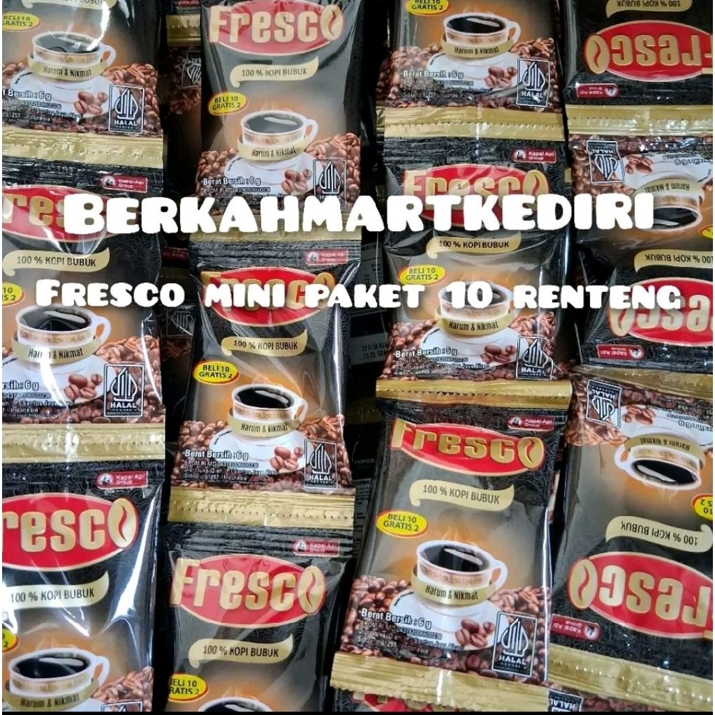 Kopi fresco mini paket 10 renteng