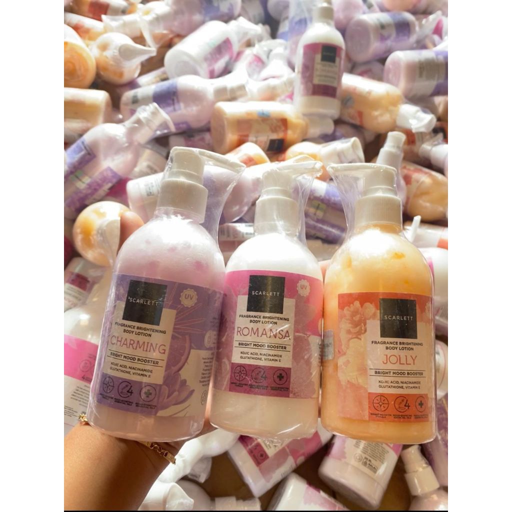 BACA DESKRIPSI Lotion Scarlett Repack Full Segel 300mL