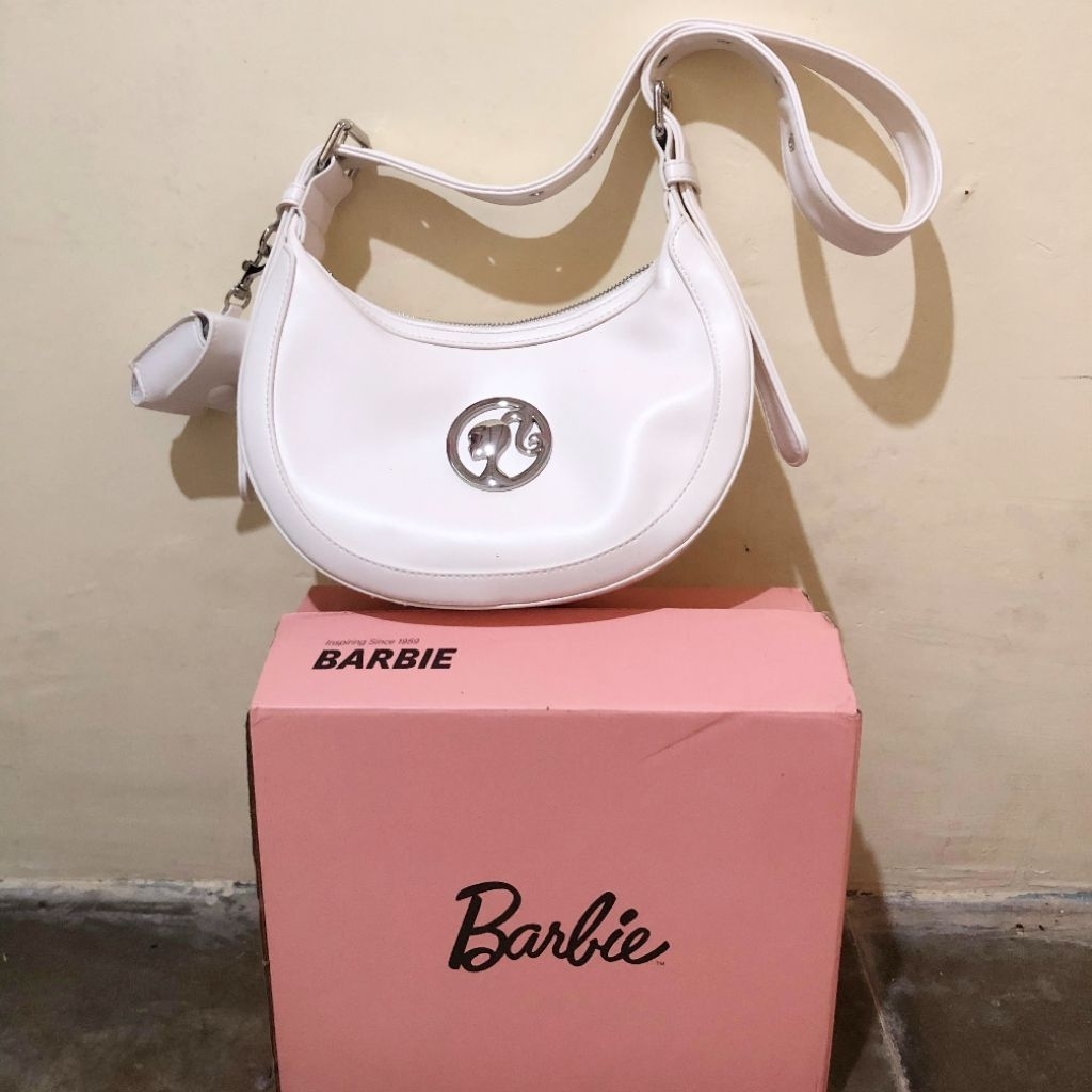 Tas Barbie Sabit Ivory New