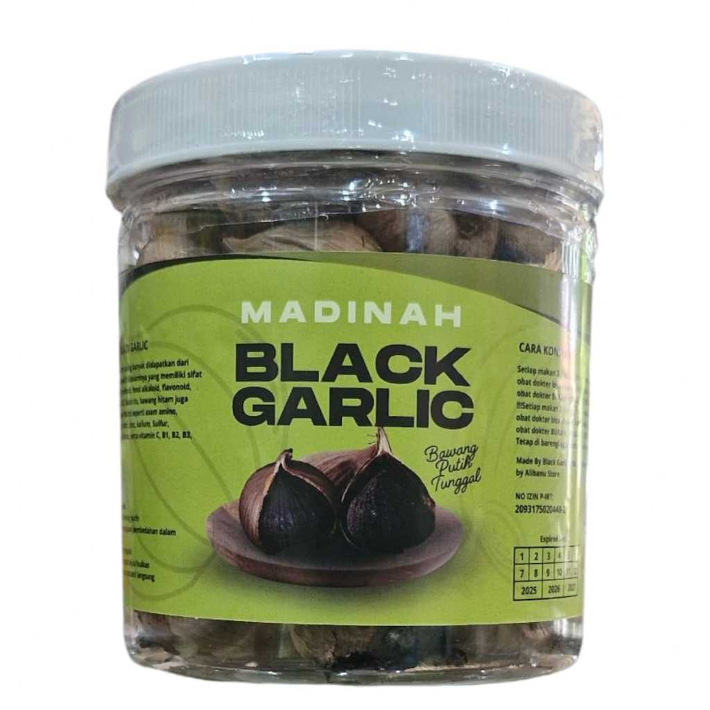 Bawang Tunggal | Black Garlic | Bawang Lanang 250Grm | Bawang Hitam Fermentasi Bawang Hitam Tunggal