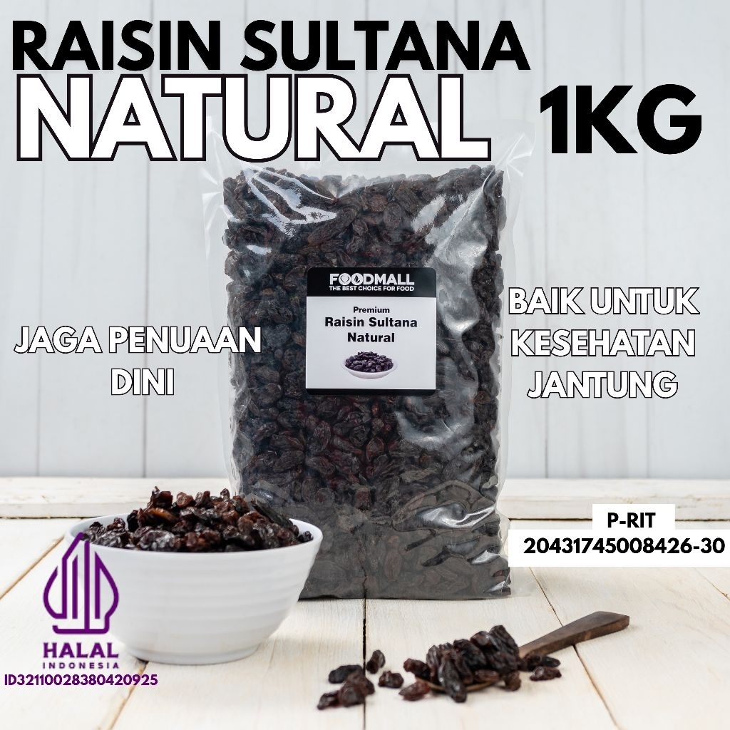 Kismis Natural / Raisin Natural 1 Kg