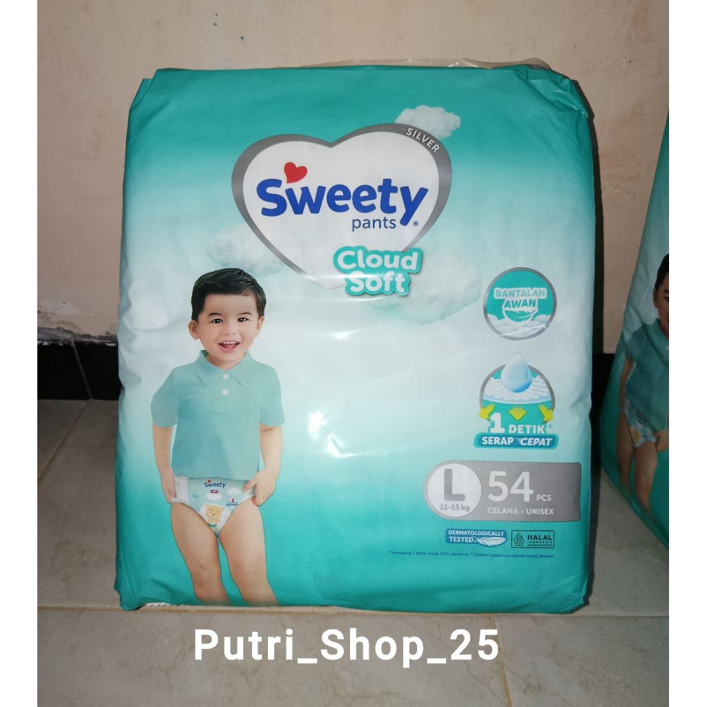 pampers sweety silver pants L54